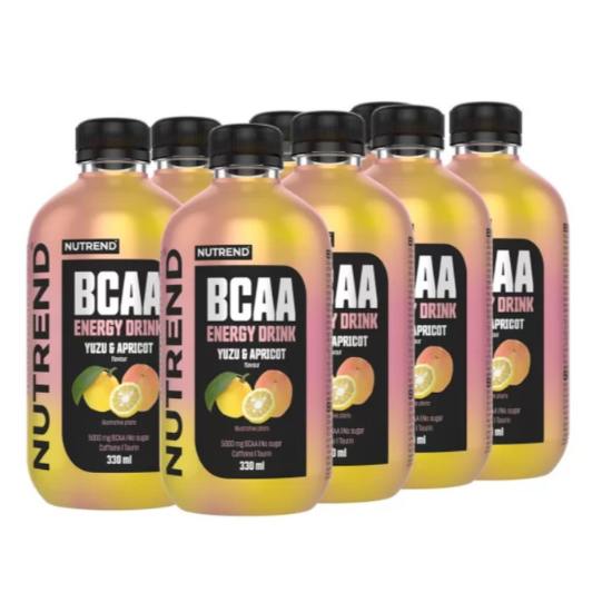 BCAA Energy Drink, Yuzu & Apricot, 8 x 330 ml, Nutrend - Vitax.ro