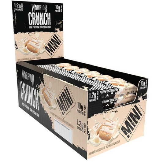 Crunch Bar Mini, White Chocolate Blondie, 24 bars, Warrior - Vitax.ro
