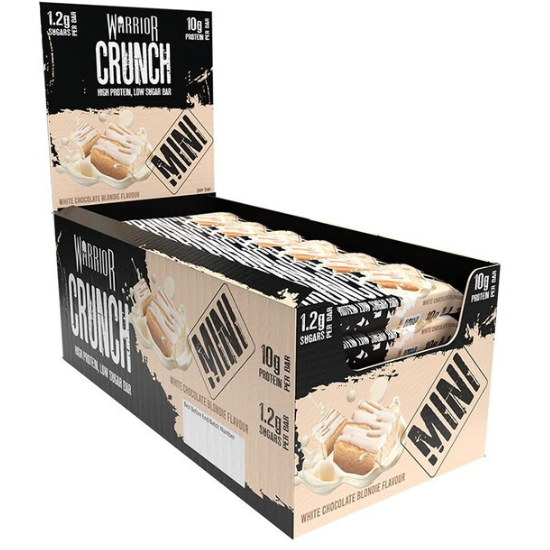 Crunch Bar Mini, White Chocolate Blondie, 24 bars, Warrior - Vitax.ro