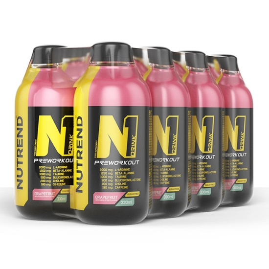 N1 Drink, Grapefruit with Eucalyptus, 8 x 330 ml, Nutrend - Vitax.ro