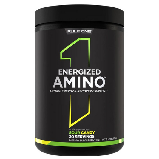 Energized Amino, Sour Candy, 270g, Rule One - Vitax.ro