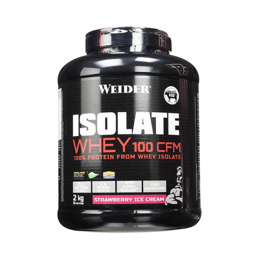 Isolate Whey 100 CFM, Strawberry Ice Cream, 2000g, Weider - Vitax.ro