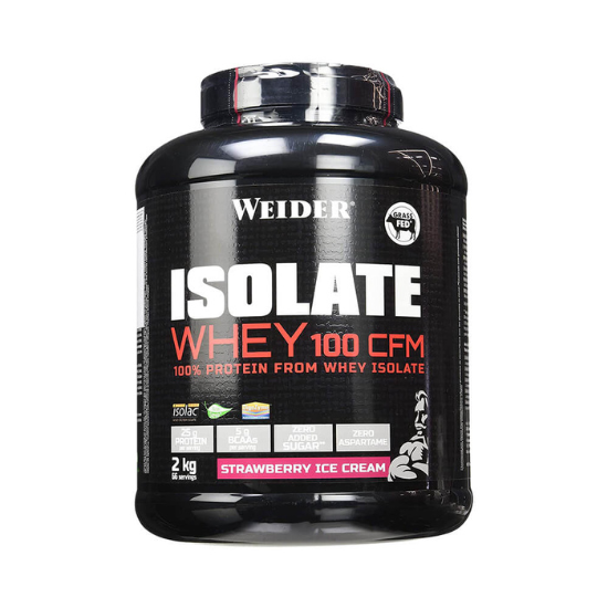 Isolate Whey 100 CFM, Strawberry Ice Cream, 2000g, Weider - Vitax.ro