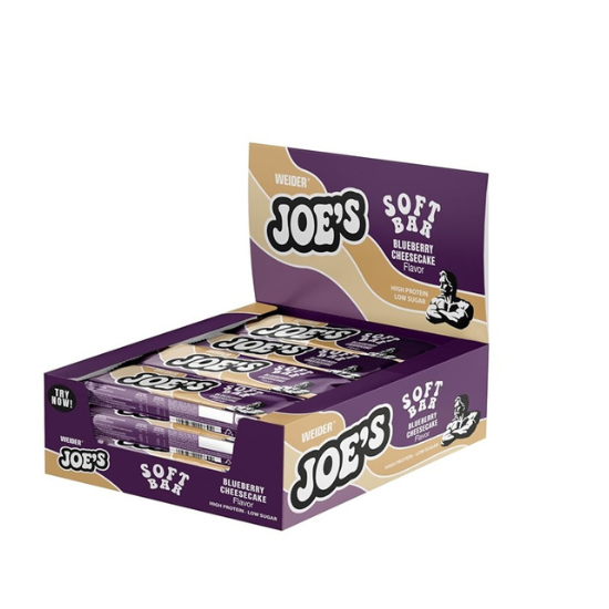 Joe's Soft Bar, Blueberry Cheesecake, 12 x 50g, Weider - Vitax.ro
