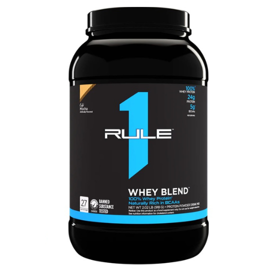 R1 Whey Blend, Cafe Mocha, 918g, Rule One - Vitax.ro