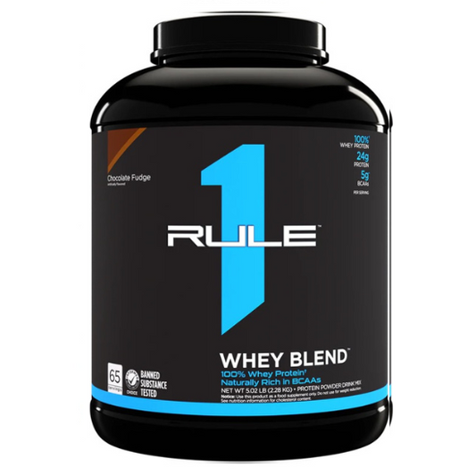 R1 Whey Blend, Chocolate Fudge, 2280g, Rule One - Vitax.ro