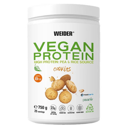 Vegan Protein, Cookies, 750g, Weider - Vitax.ro