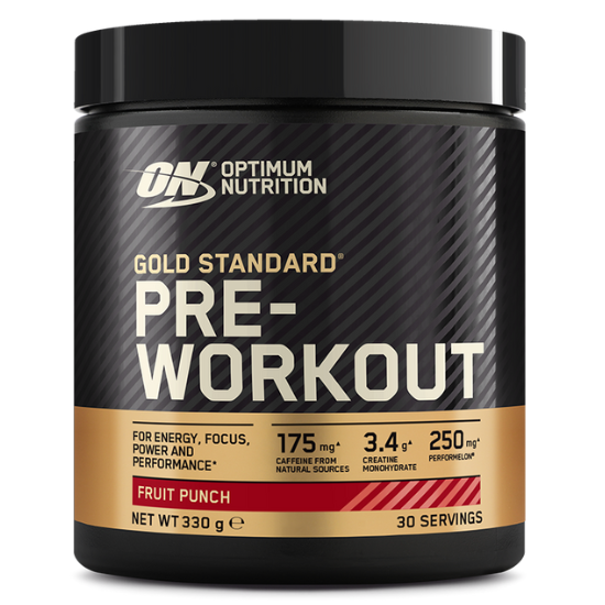 Gold Standard Pre-Workout, Fruit Punch, 330g, Optimum Nutrition - Vitax.ro