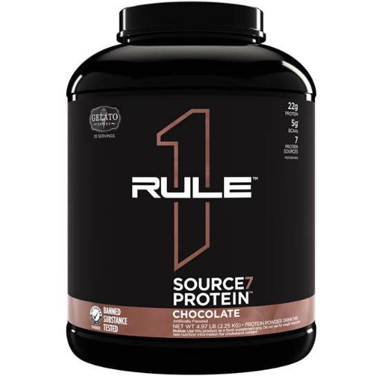 Source7 Protein, Chocolate Gelato, 2250g, Rule One - Vitax.ro