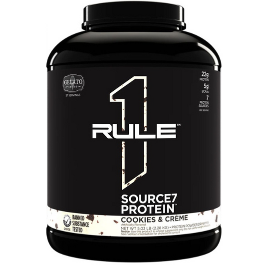 Source7 Protein, Cookies & Creme Gelato, 2280g, Rule One - Vitax.ro