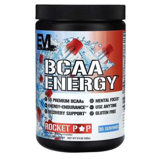 BCAA Energy, Rocket Pop, 282g, EVLution Nutrition - Vitax.ro