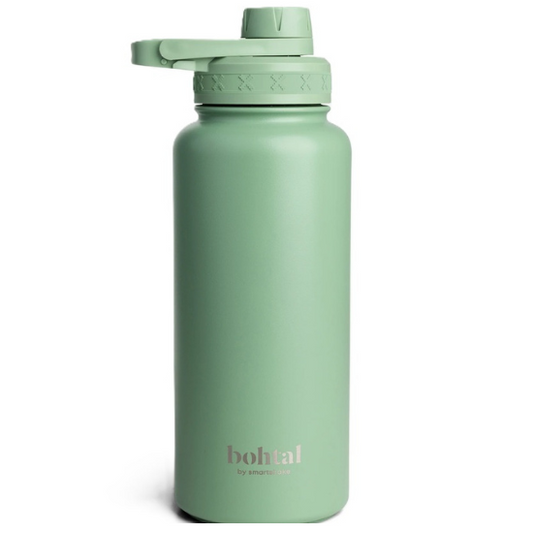 Bohtal Insulated Sports Bottle, Green, 960 ml, SmartShake - Vitax.ro