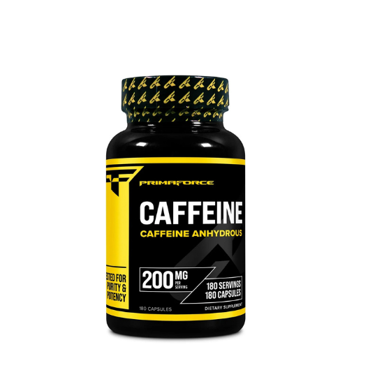 Caffeine, 200mg, 180 caps, Primaforce - Vitax.ro