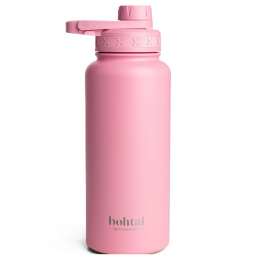 Bohtal Insulated Sports Bottle, Pink, 960 ml, SmartShake - Vitax.ro