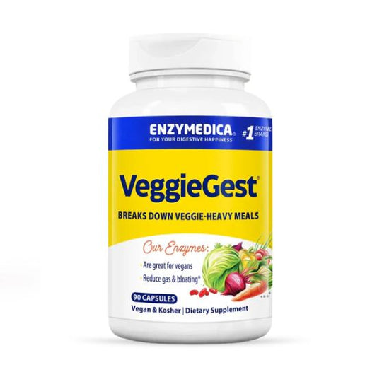 VeggieGest, 90 capsules, Enzymedica - Vitax.ro