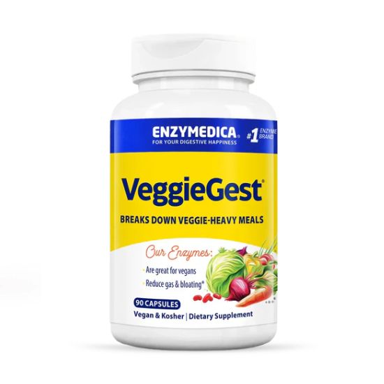 VeggieGest, 90 capsules, Enzymedica - Vitax.ro