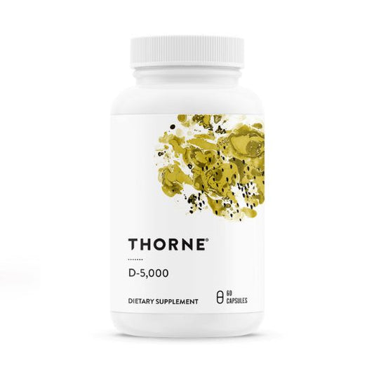 D-5,000, 125 mcg (5,000 IU), 60 Capsules, Thorne Research - Vitax.ro