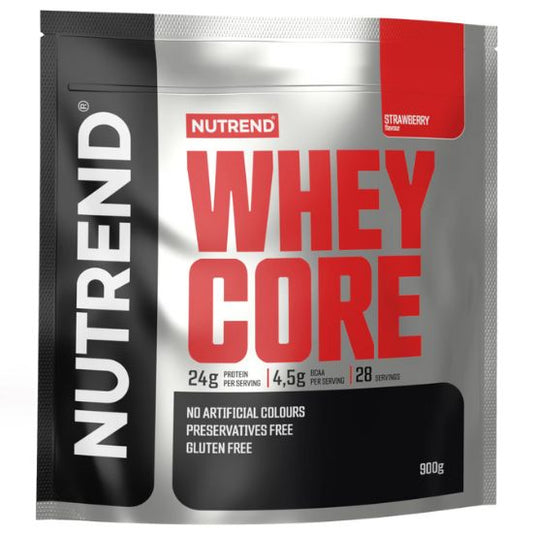 Whey Core, Strawberry, 900g, Nutrend - Vitax.ro