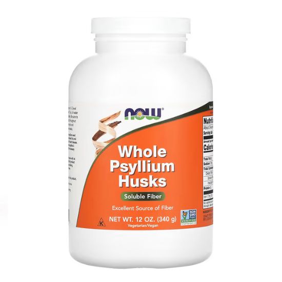 Whole Psyllium Husks, Powder, 340g, NOW Foods - Vitax.ro