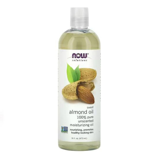 Almond Oil, Pure, 473 ml, NOW Foods - Vitax.ro