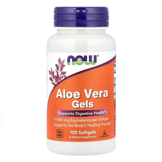 Aloe Vera Gels, 100 softgels, NOW Foods - Vitax.ro