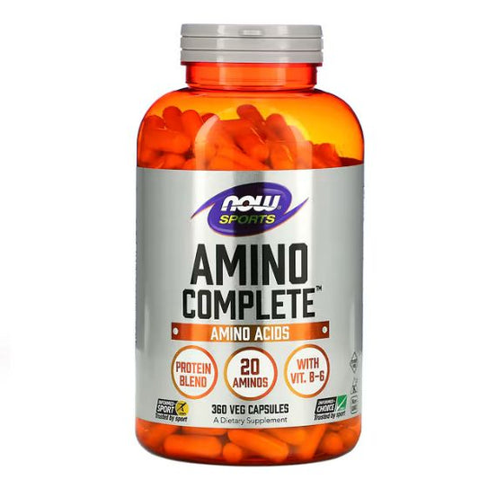 Amino Complete, 360 vcaps, NOW Foods - Vitax.ro