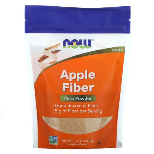 Apple Fiber, 340g, NOW Foods - Vitax.ro
