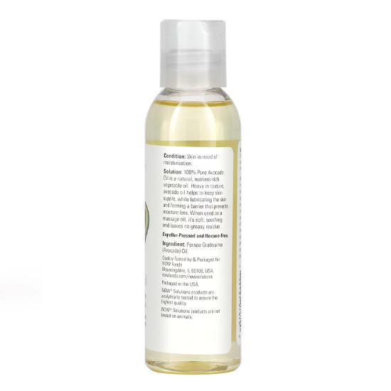 Avocado Oil, 118 ml, NOW Foods - Vitax.ro