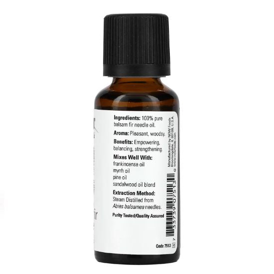Essential Oil, Balsam Fir Needle Oil, 30 ml, NOW Foods - Vitax.ro