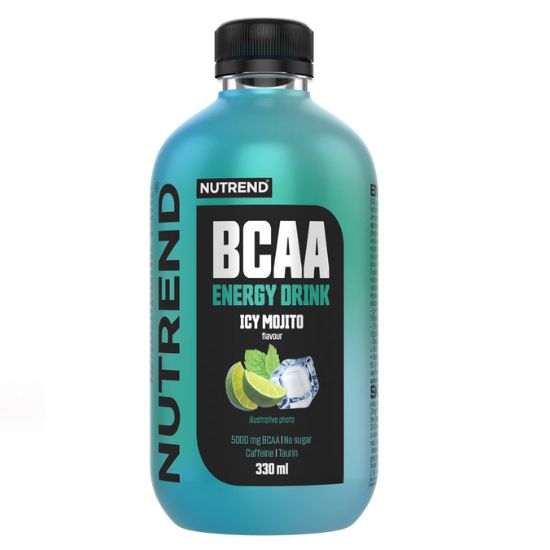 BCAA Energy Drink, Icy Mojito, 8 x 330 ml, Nutrend - Vitax.ro