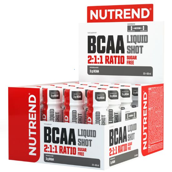 BCAA Liquid Shot, 20 x 60 ml, Nutrend - Vitax.ro