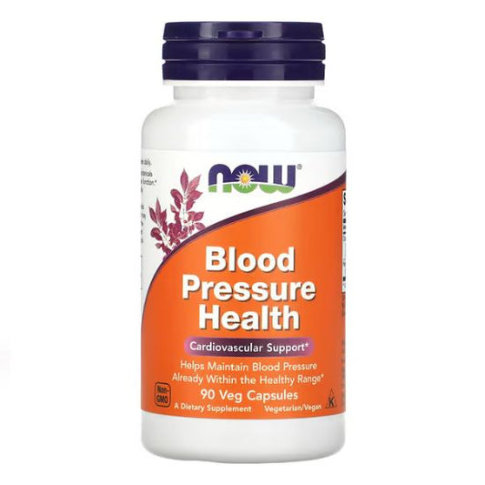 Blood Pressure Health, 90 vcaps, NOW Foods - Vitax.ro