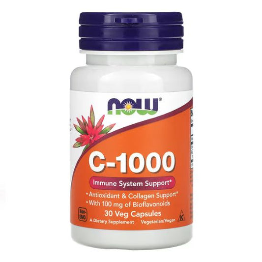 C-1000 ,30 vcaps, NOW Foods - Vitax.ro