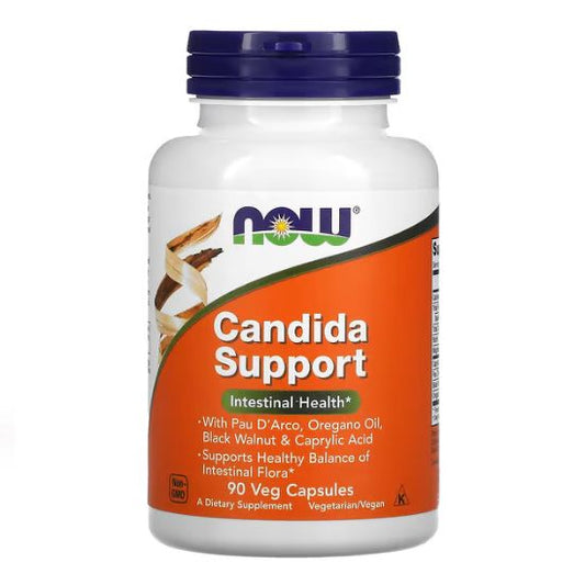 Candida Support, 90 vcaps, NOW Foods - Vitax.ro