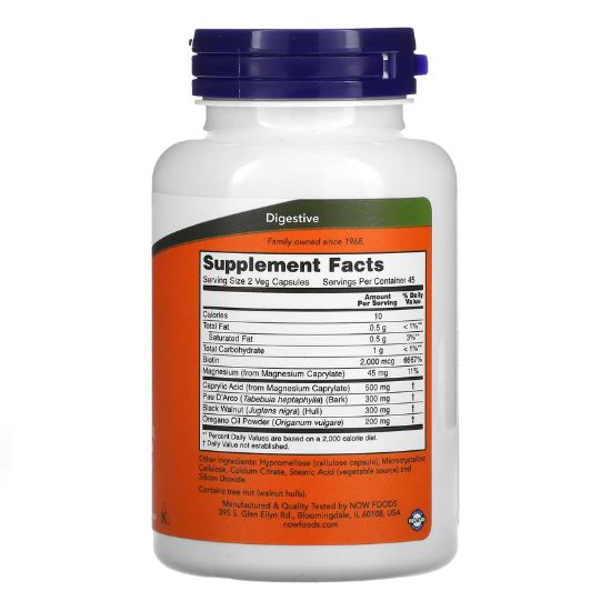 Candida Support, 90 vcaps, NOW Foods - Vitax.ro