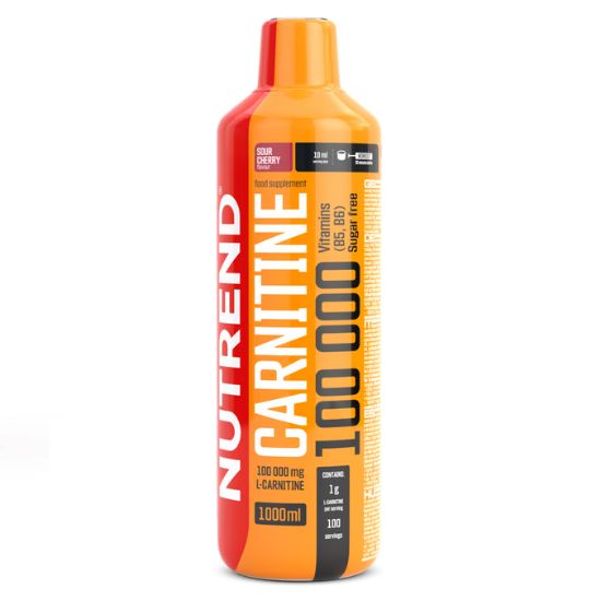 Carnitine 100 000, Sour Cherry, 1000 ml, Nutrend - Vitax.ro