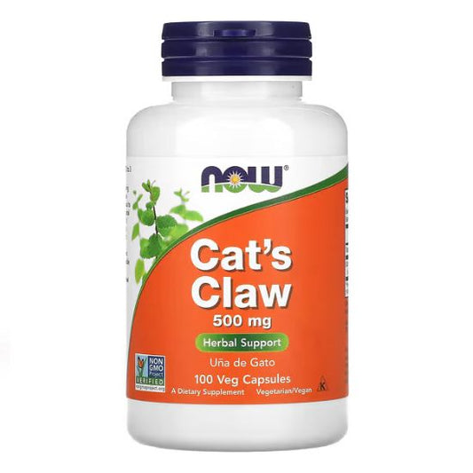 Cat's Claw, 500mg, 100 vcaps, NOW Foods - Vitax.ro