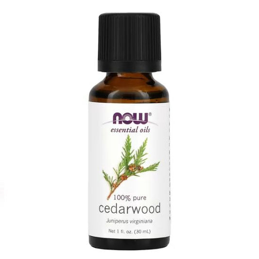 Essential Oil, Cedarwood Oil, 30 ml, NOW Foods - Vitax.ro