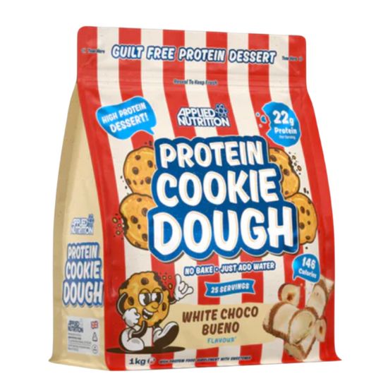 Protein Cookie Dough Dessert, White Choco Bueno, 1000g, Applied Nutrition - Vitax.ro