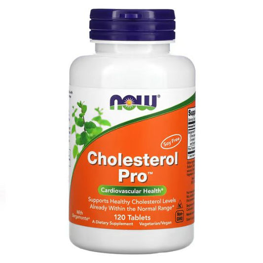 Cholesterol Pro, 120 tabs, NOW Foods - Vitax.ro