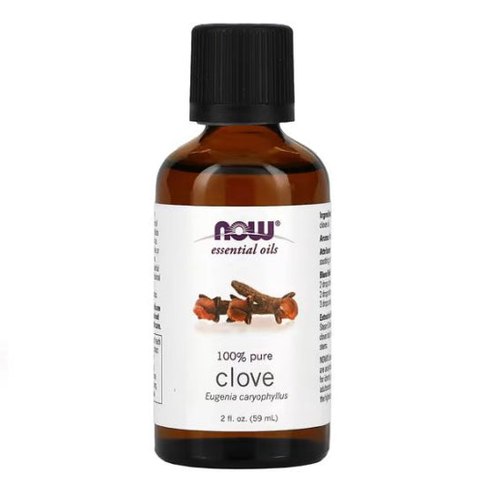 Essential Oil, Clove Oil, 59 ml, NOW Foods - Vitax.ro