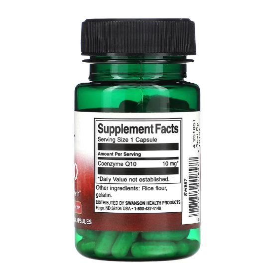 CoQ10, 10mg, 100 caps, Swanson - Vitax.ro