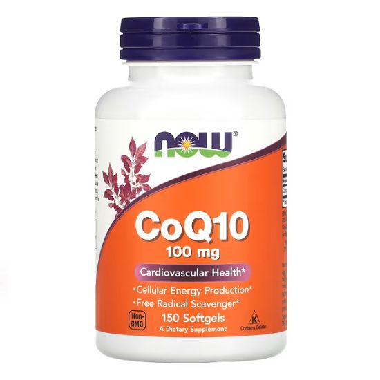 CoQ10, 100mg, 150 softgels, NOW Foods - Vitax.ro
