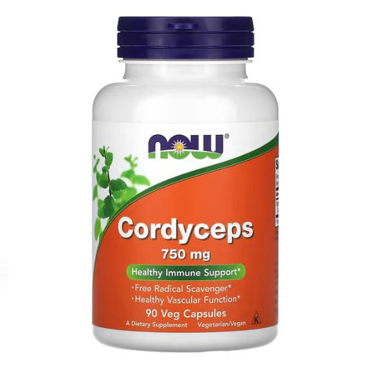 Cordyceps, 750mg, 90 vcaps, NOW Foods - Vitax.ro