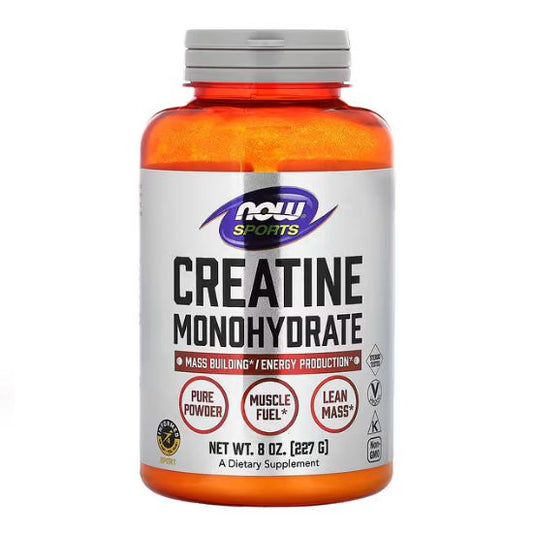 Creatine Monohydrate, Pure Powder, 227g, NOW Foods - Vitax.ro