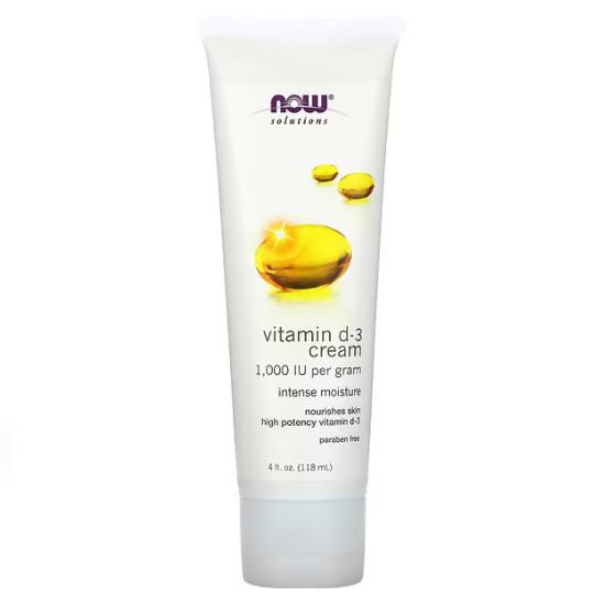 Vitamin D-3 Cream, 118 ml, NOW Foods - Vitax.ro
