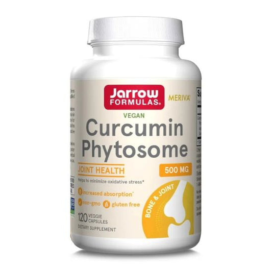 Curcumin Phytosome, 500mg, 120 vcaps, Jarrow Formulas - Vitax.ro