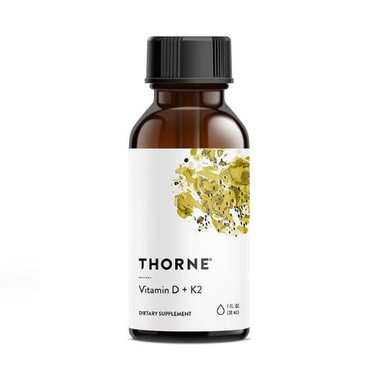 Vitamina D + K2, 30 ml, Thorne Research - Vitax.ro