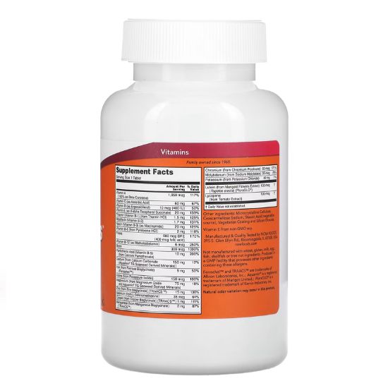 Daily Vits, 250 tabs, NOW Foods - Vitax.ro