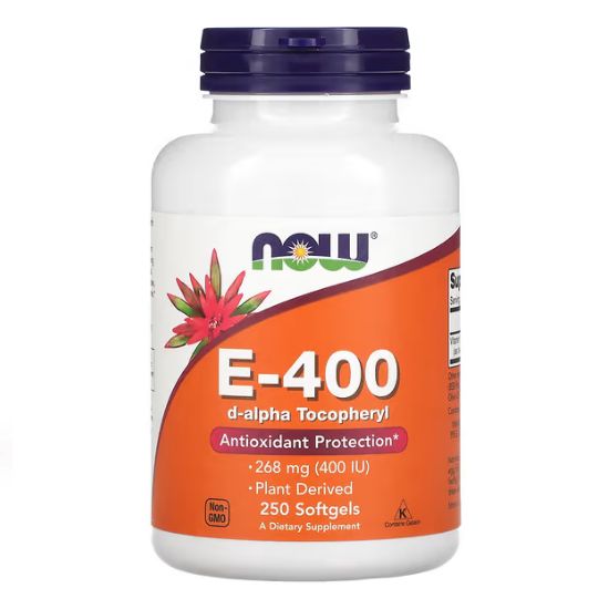 Vitamin E-400, Natural, 250 softgels, NOW Foods - Vitax.ro